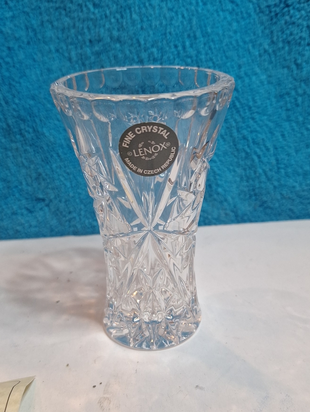 Lenox Crystal Star Vases from Lenox Collections 1 - 6 Inch and 2 - 4 Inches - Picture 4 of 9
